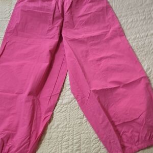 Vibrant Pink Wide-Leg Pants